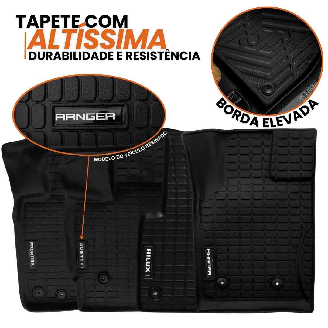 JOGO DE TAPETE BANDEJA PREMIUM X5 2019 A 2022 - COMPLETO