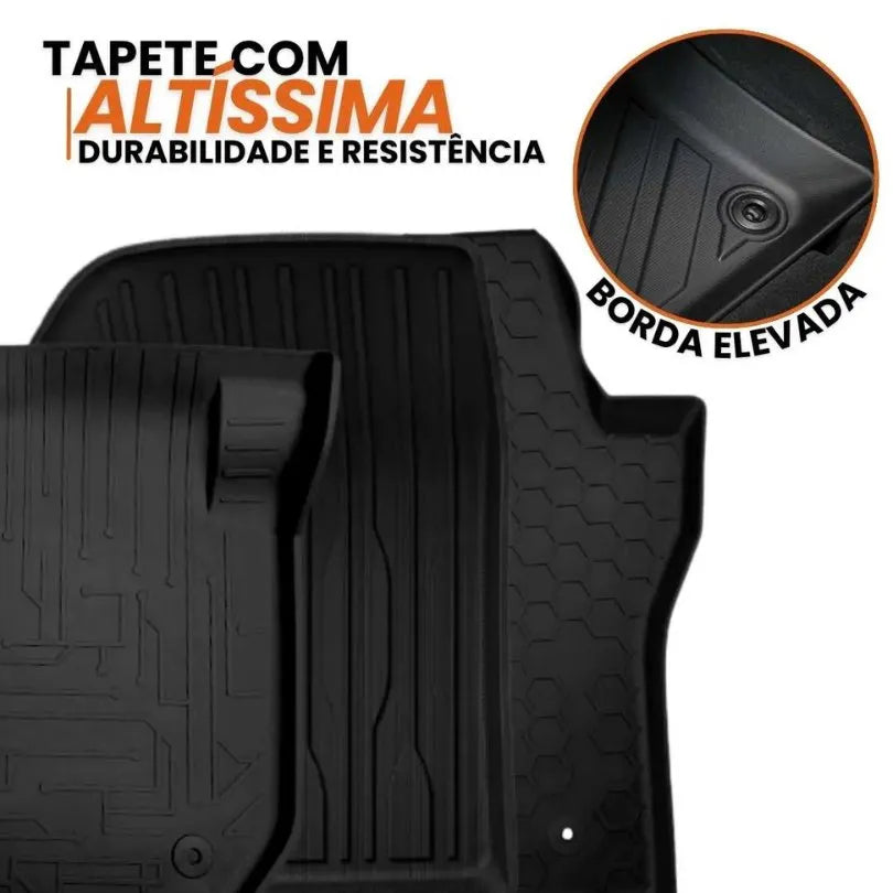 JOGO DE TAPETE BANDEJA PREMIUM RAM 1500 2500 3500 2013 A 2018 - COMPLETO