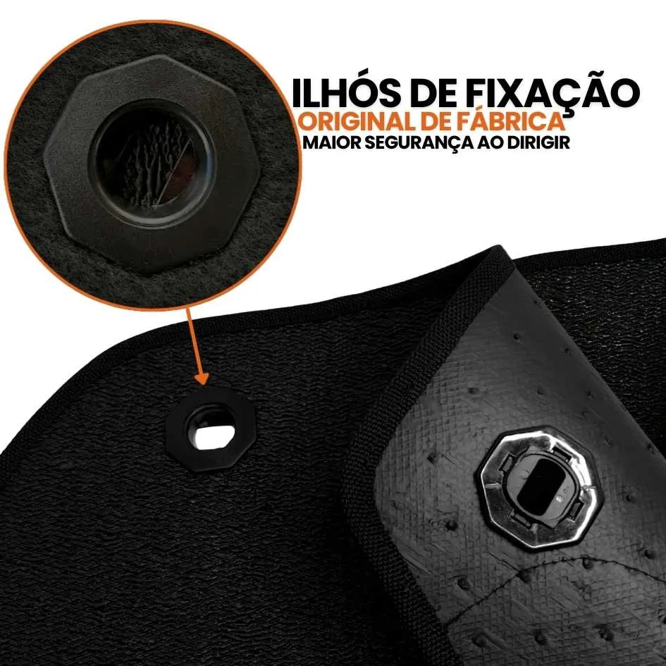 TAPETE BORRACHA PREMIUM COROLLA 2009 A 2017 3 PEÇAS