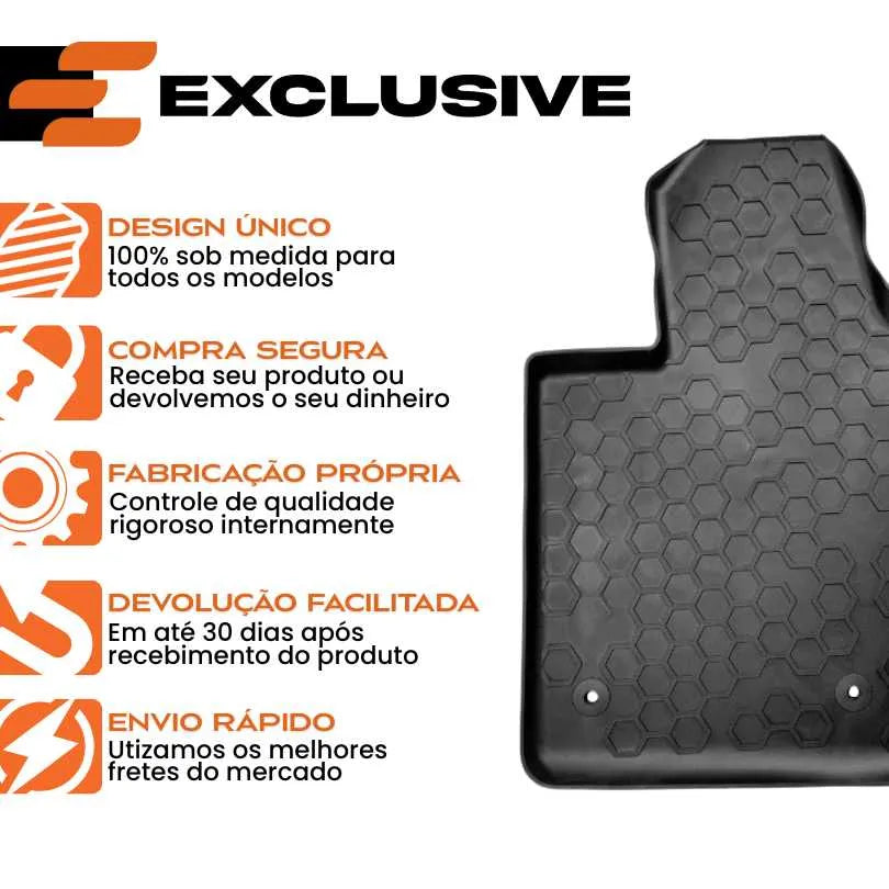 JOGO DE TAPETE BANDEJA PREMIUM XC40 2020 A 2023 - COMPLETO