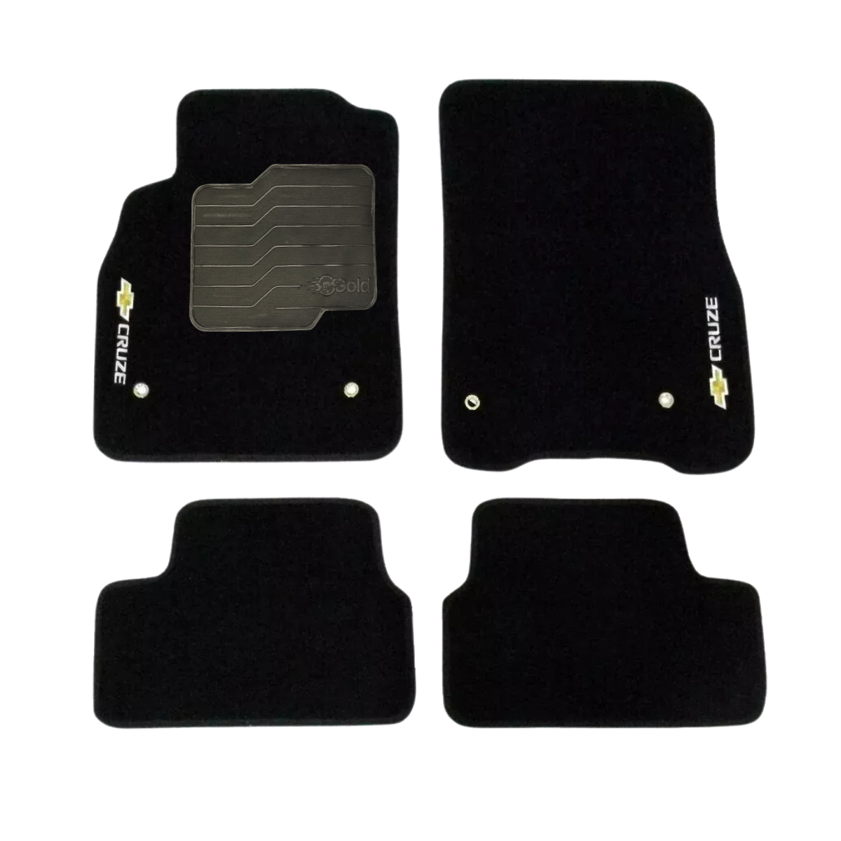 KIT TAPETES CARPETE PORTA MALAS + INTERNOS CRUZE 2011 A 2016