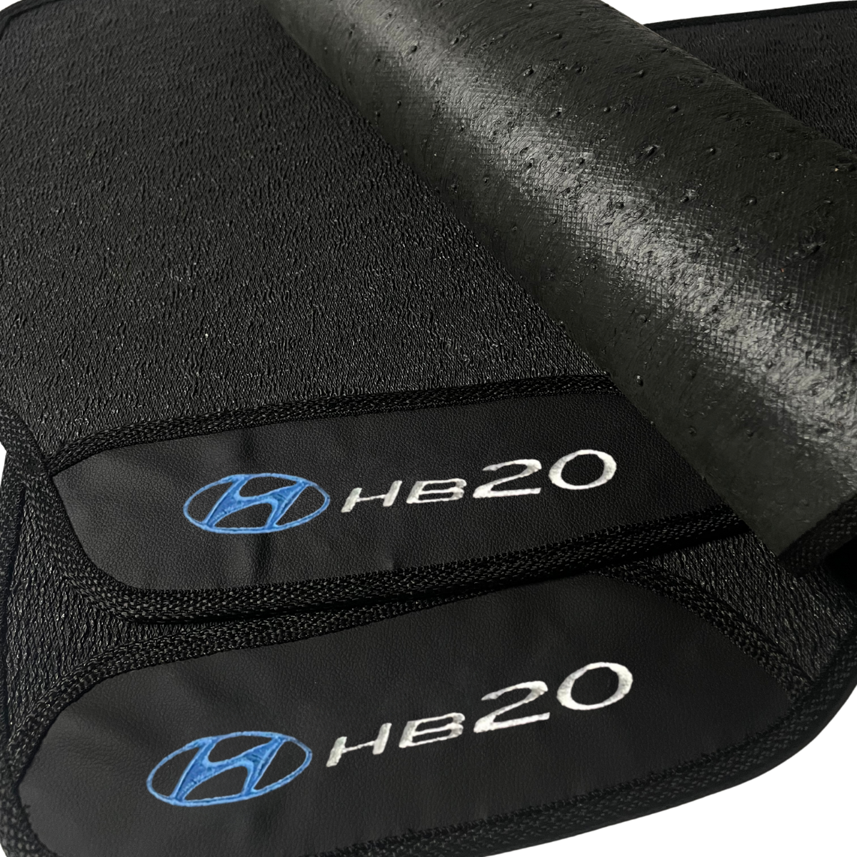 TAPETE BORRACHA PREMIUM HB20 2020 A 2025 4 PEÇAS