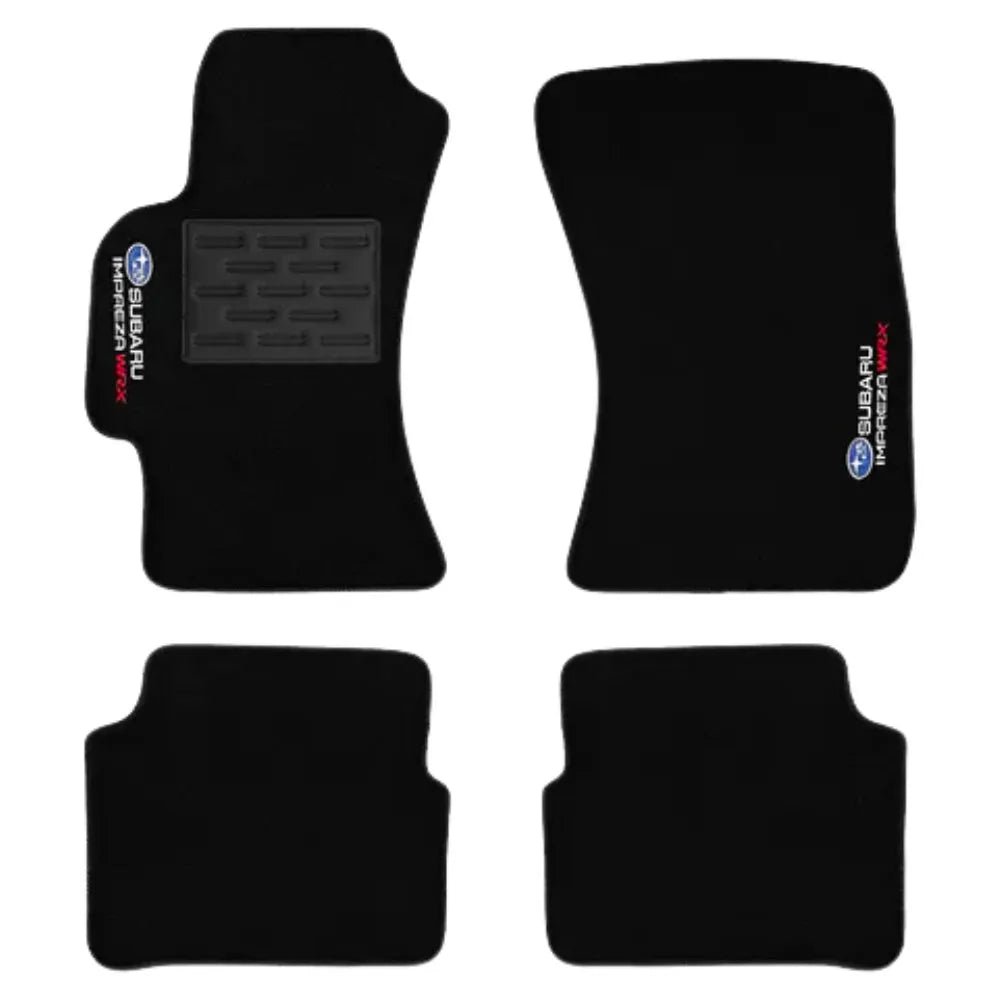 TAPETE CARPETE SUBARU IMPREZA WRX 2012 A 2016 PRETO 4 PEÇAS