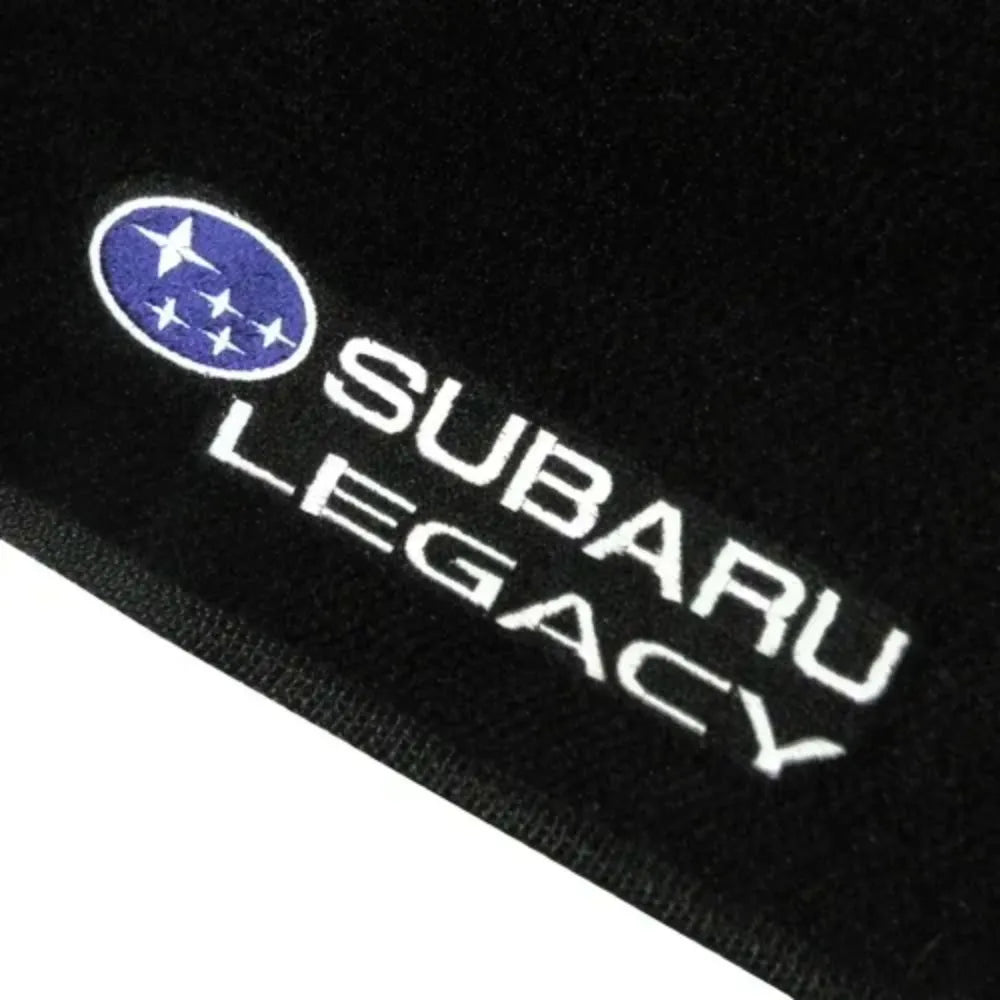 TAPETE CARPETE SUBARU LEGACY 1993 A 1999 PRETO 4 PEÇAS