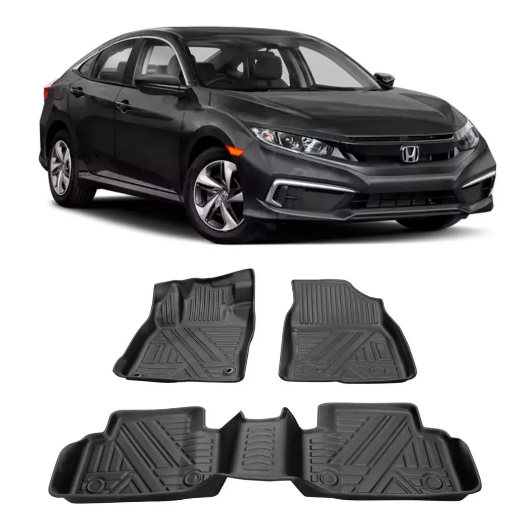 JOGO DE TAPETE BANDEJA PREMIUM CIVIC 2017 A 2021 - COMPLETO