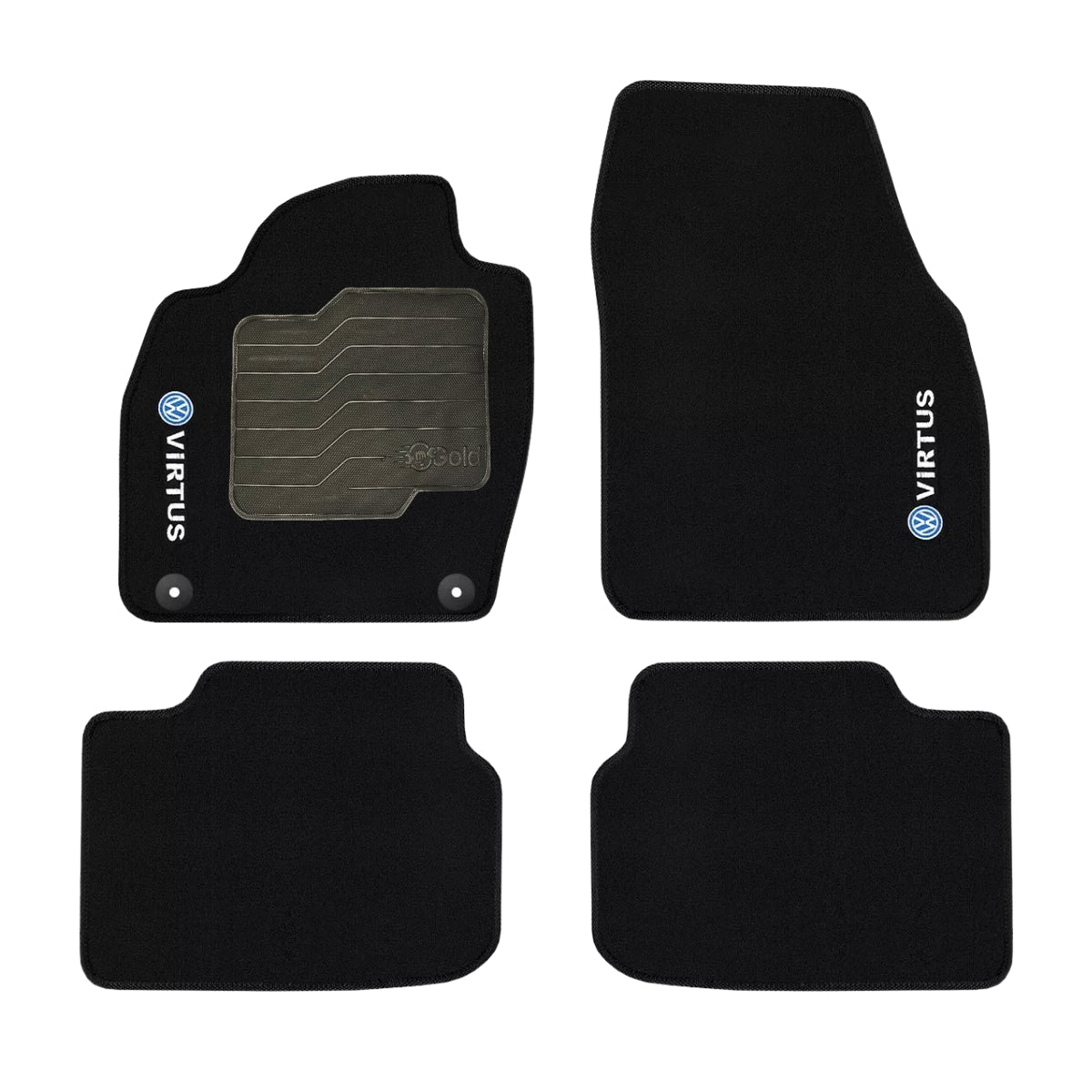 KIT TAPETES CARPETE PORTA MALAS + INTERNOS VIRTUS 2017 A 2024