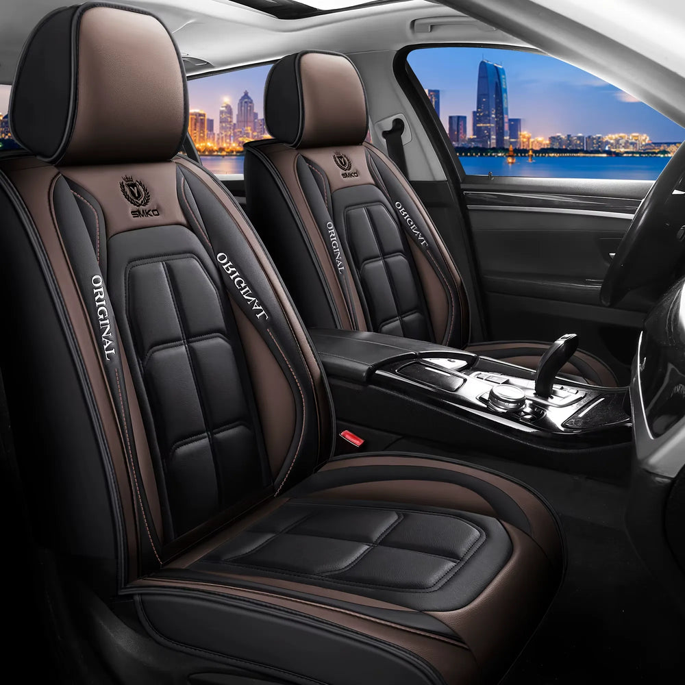 Kit Novren™ — Capas de Couro Premium + Tapetes e Capa de Volante GRÁTIS