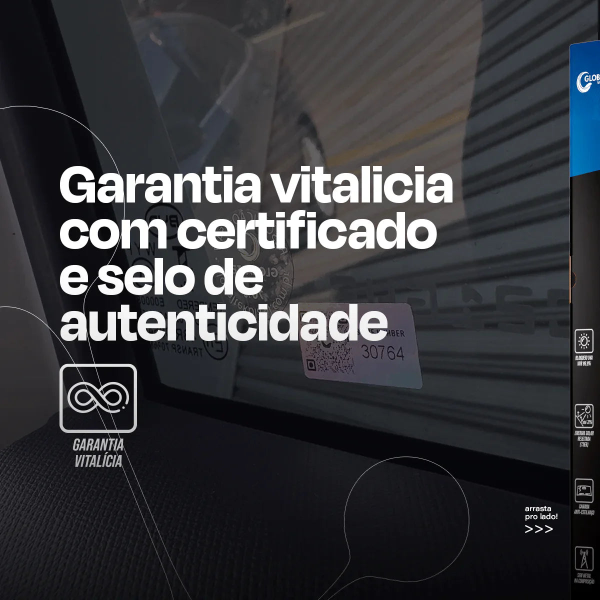 Película Nano Cerâmica Automotiva - Sob Medida