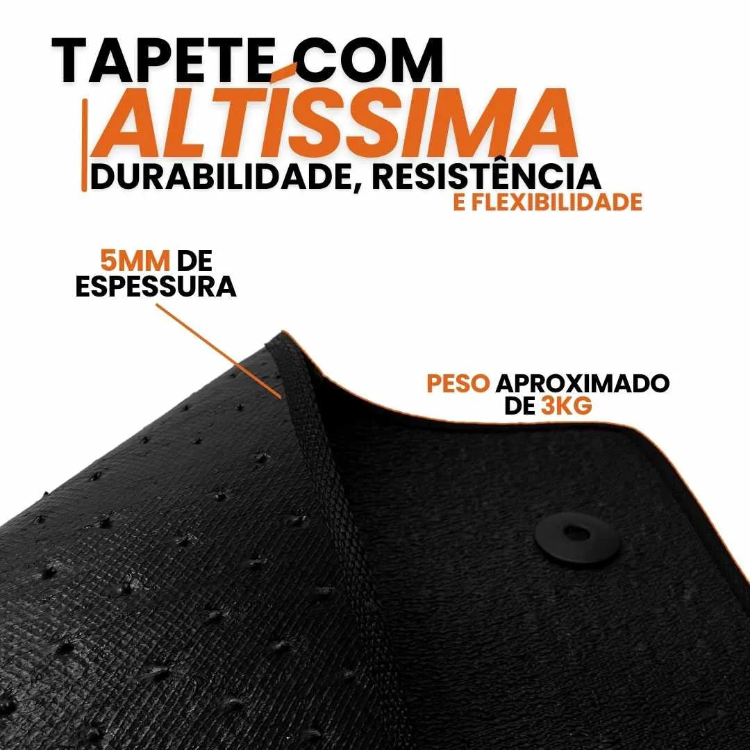 TAPETE BORRACHA PREMIUM NIVUS 2020 A 2025 3 PEÇAS
