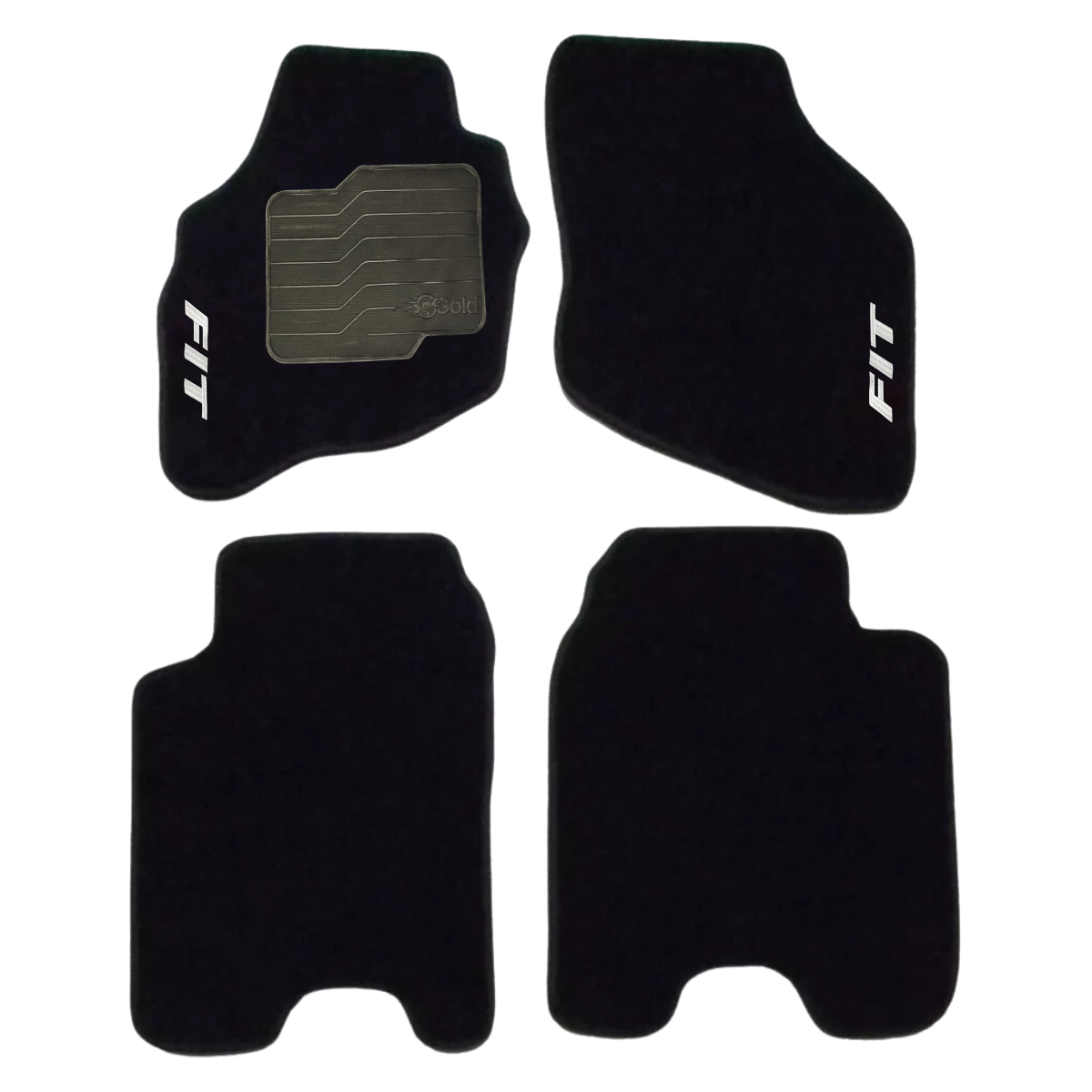 KIT TAPETES CARPETE PORTA MALAS + INTERNOS FIT 2004 A 2008