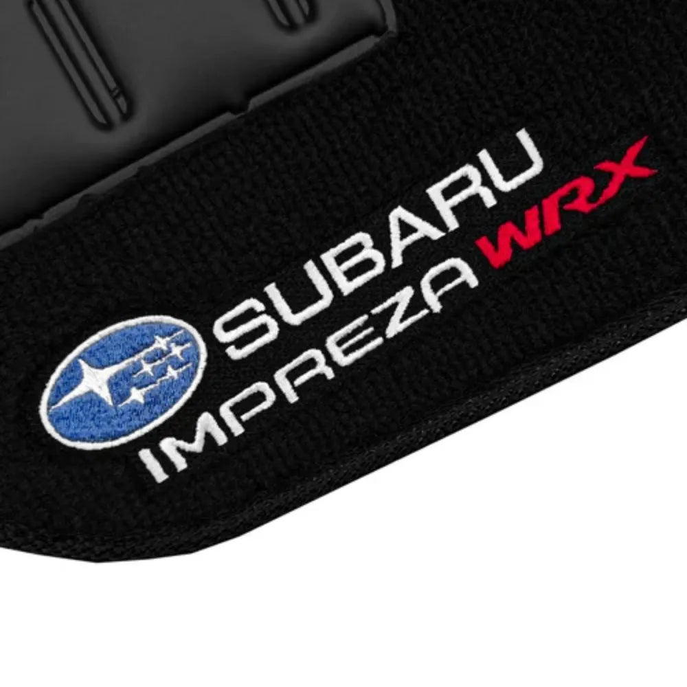 TAPETE CARPETE SUBARU IMPREZA WRX 2012 A 2016 PRETO 4 PEÇAS