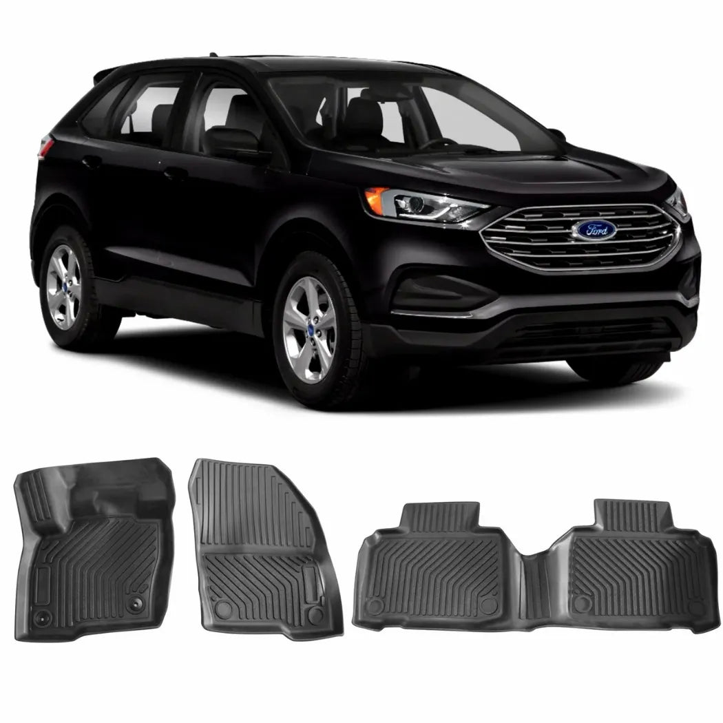 JOGO DE TAPETE BANDEJA PREMIUM FORD EDGE 2015 A 2021 - COMPLETO